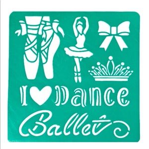 Ballerina Trilaze Flexible Reusable Stencil